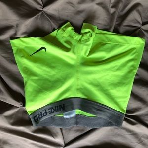 neon yellow Nike pros